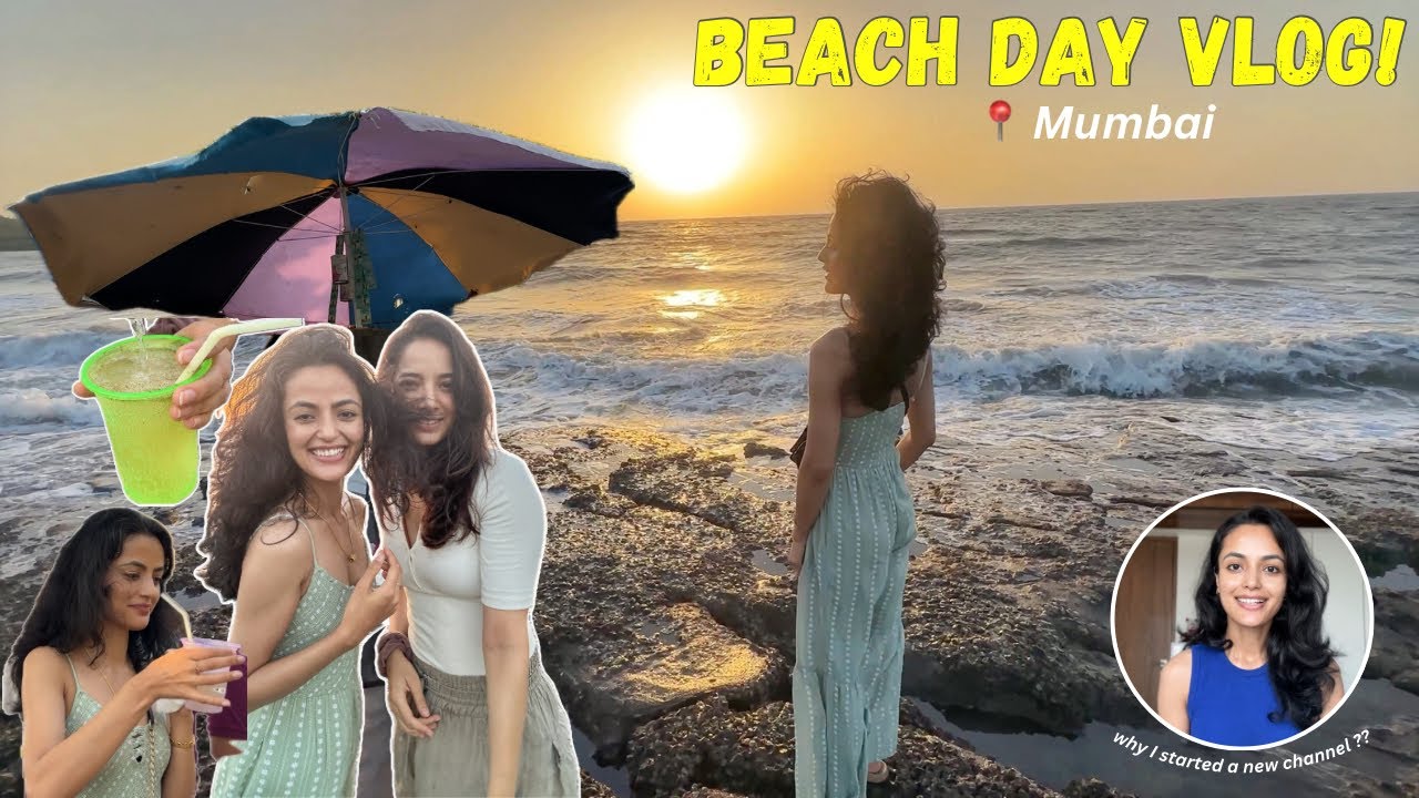 Mumbai Life : Beach Day Out🏝️! why I started my new YouTube channel 🙋🏻‍♀️ Garima Unfiltered || Ep9