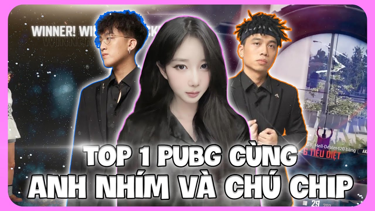 ( PUBG ) Sấy AKM scope x6 mang về top 1 cùng chú DjChip và anh Nhism