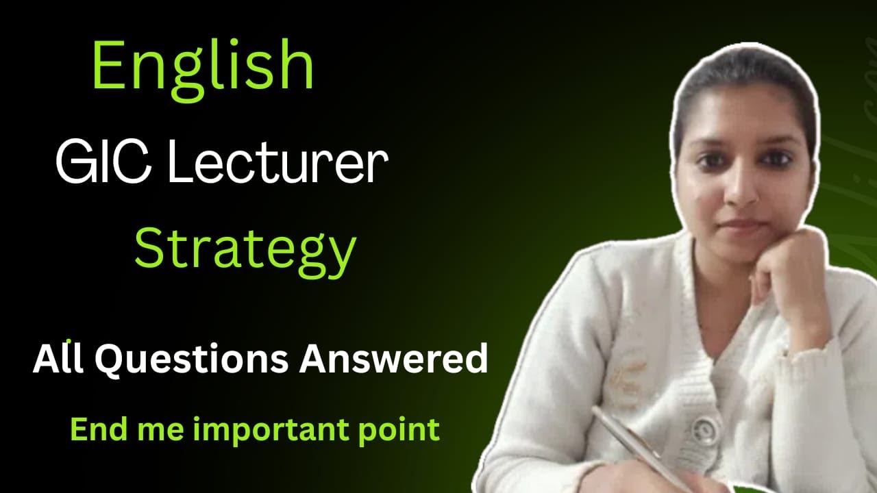 English Gic Lecturer strategy | verified & trusted |  #giclecturer #preparation #hardwork #english
