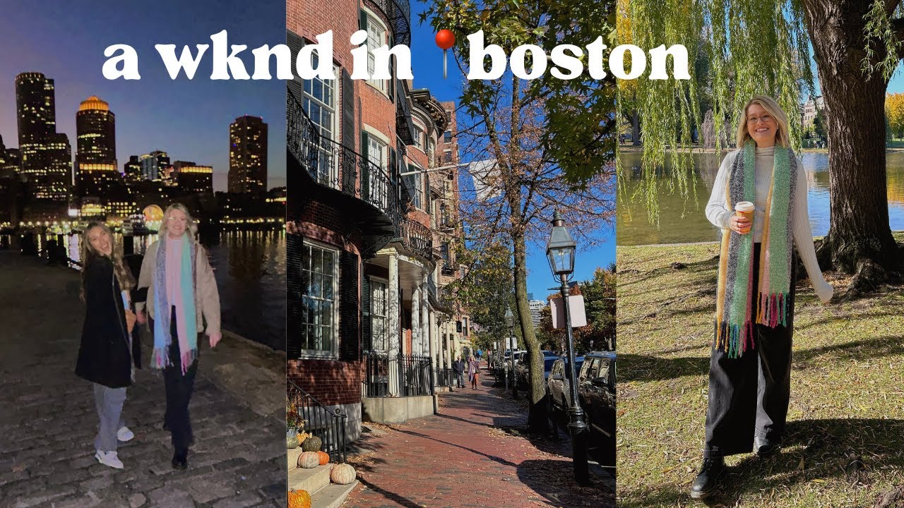 a quick trip to boston ~ fall vlog