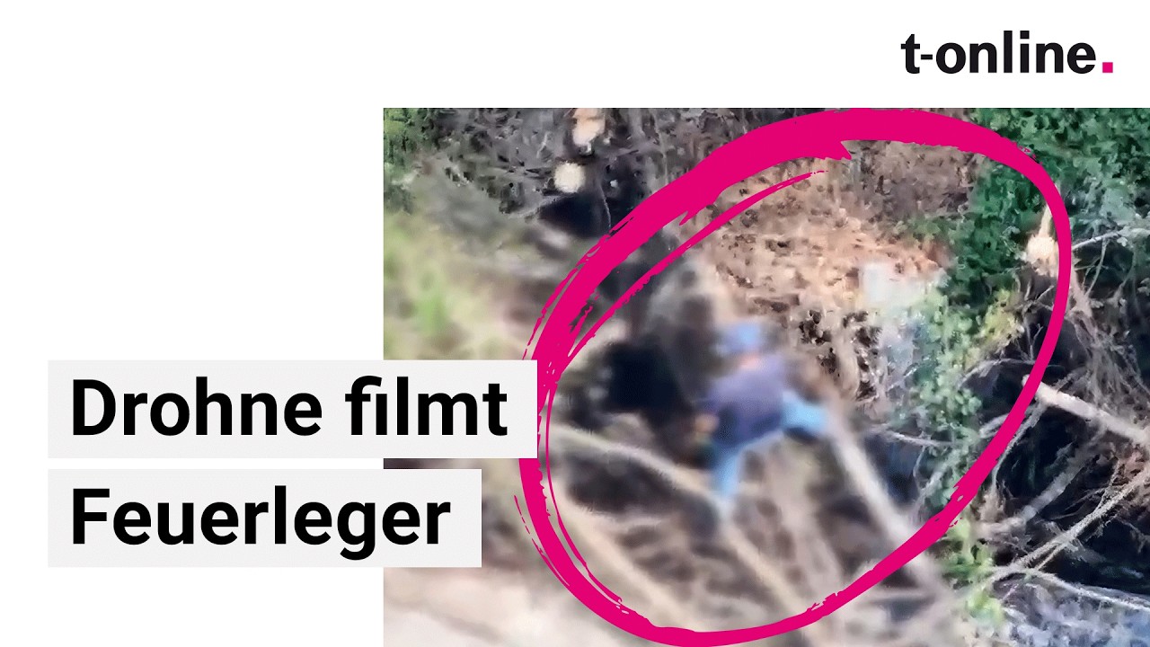 Italien: Drohne filmt Brandstifter auf frischer Tat
