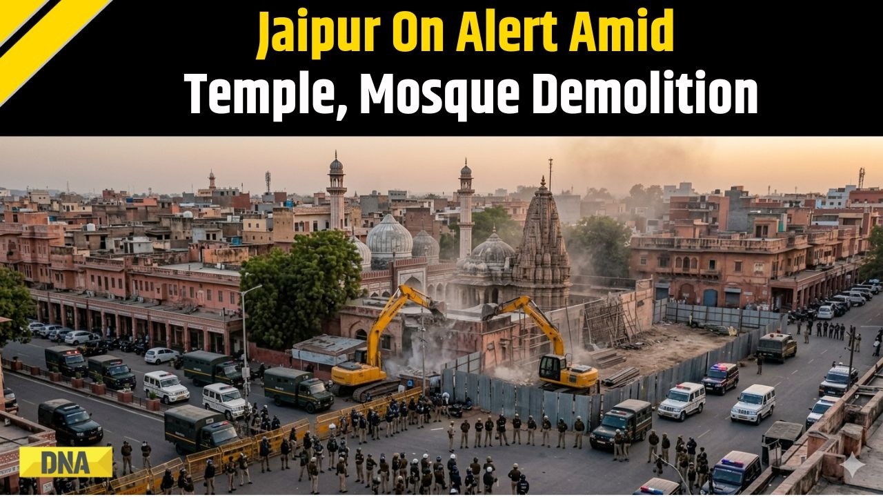 Rajasthan News: Jaipur On High Alert!, 3,000 Cops Deployed For Temple, Mosque Demolition Drive
