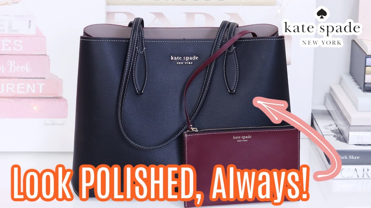 BEST WORK TOTE!! Kate Spade All Day Large Tote Review & What Fits! Office Work Bag