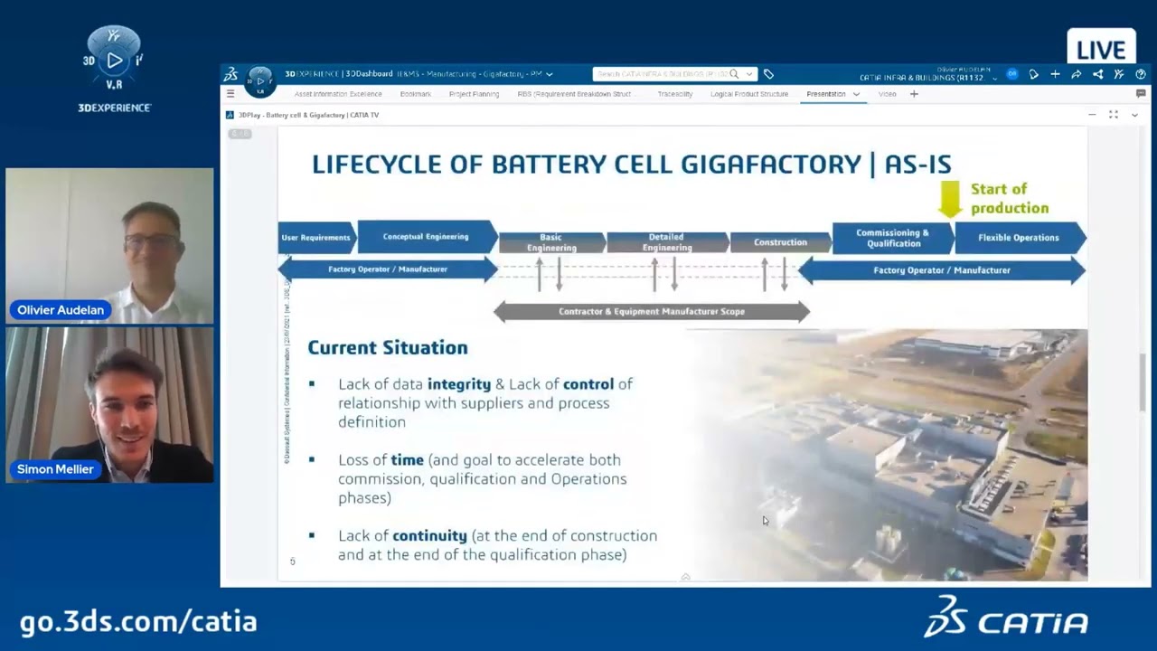CATIA TV  - Battery Factory Infrastructure Engineering