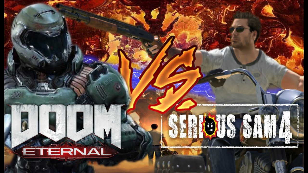 Doom eternal vs Seious Sam 4 - Лучшие шутеры 2020 (Обзор)