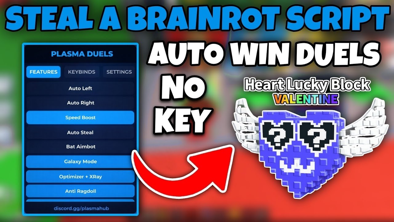Steal A Brainrot Script *OP* ( Auto Steal - Auto Win Duels - Invisible Steal - Anti Hit ) PASTEBIN