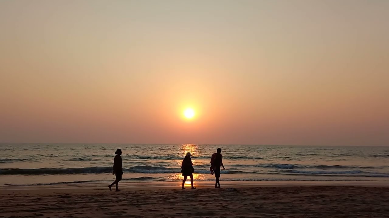 Agonda Beach during sunset #best #sunset #sunsetview