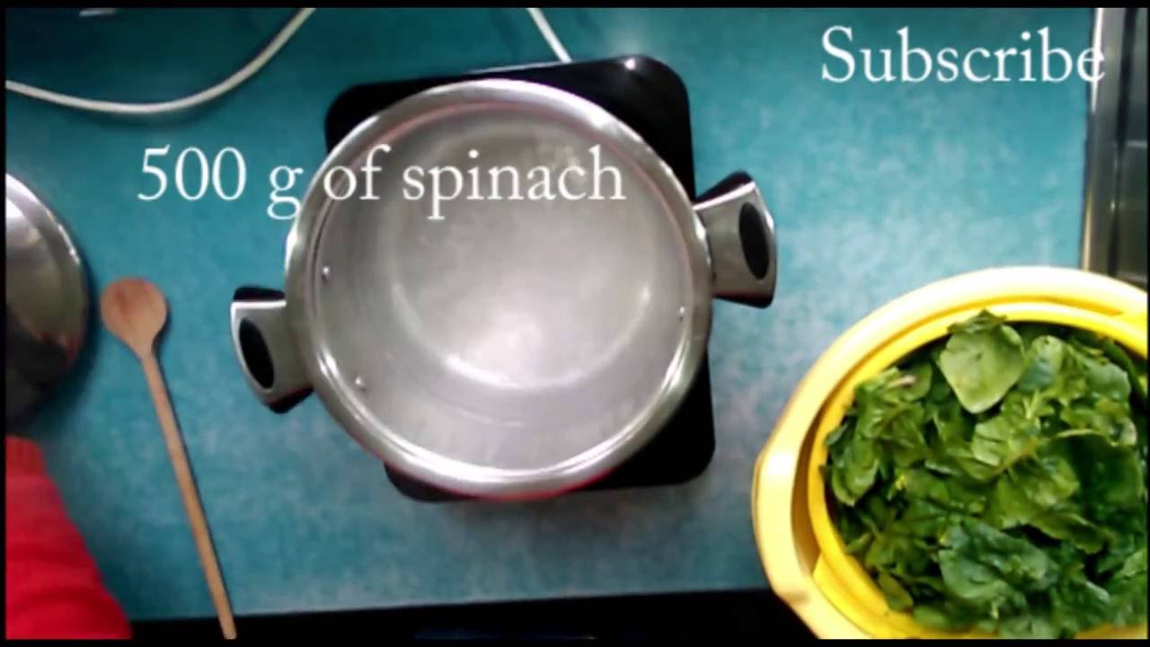 Spanac pire- Spinach puree