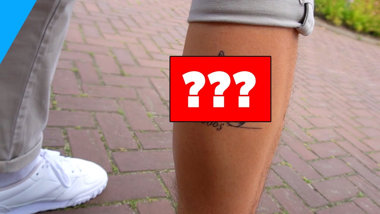 Heeft hij deze TATTOO echt GEZET?!