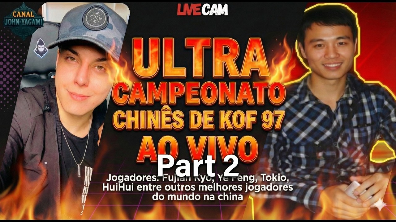 KOF 97: CAMPEONATO CHINÊS [LIVE AO VIVO] 何君kof97 #kof97 #huihui #fujian kyo #retrogames Part II