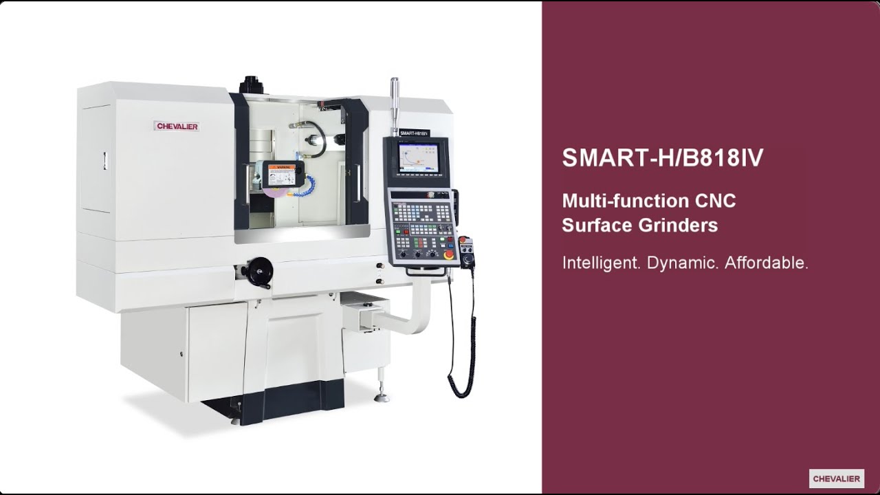 【CHEVALIER】SMART-H/B818IV Series│Multi-function CNC Surface Grinder
