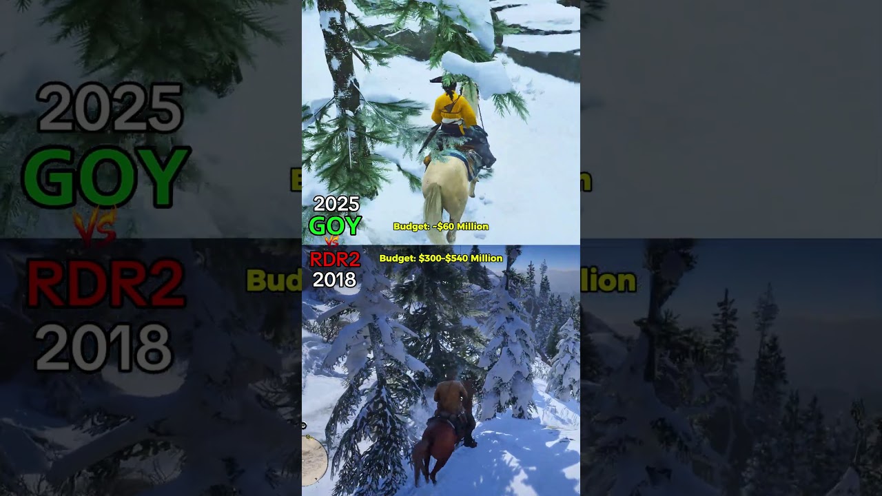 2025 GAME VS 2018 GAME | Ghost of Yotei vs RD2 Comparison Part 2