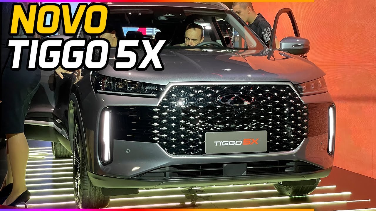 NOVO CAOA CHERY TIGGO 5X - HÍBRIDO IGUAL O TOYOTA COROLLA CROSS. DESTAQUE NO SALÃO DO AUTOMÓVEL 