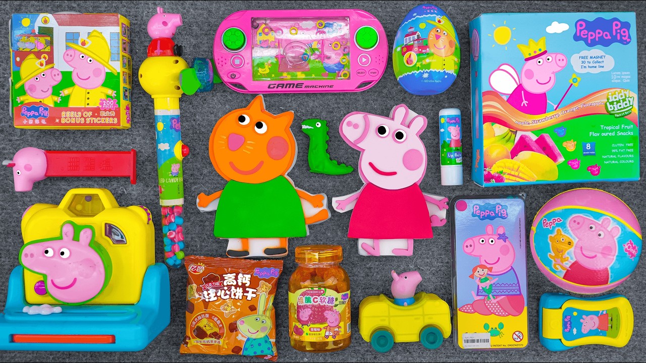 39 Minutes Satisfying with Unboxing Cute Peppa Pig Candy and Toys Collection ASMR 🌈🍡🍓
