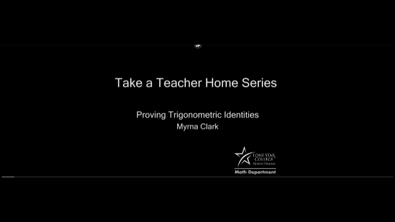 Verifying Trigonometric Identities MC 10171062CC