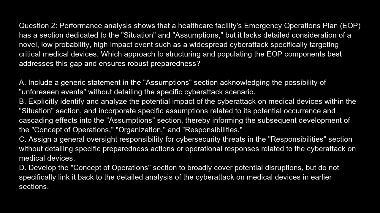 Certified Healthcare Emergency Professional  CHEP  Free Practice Test video