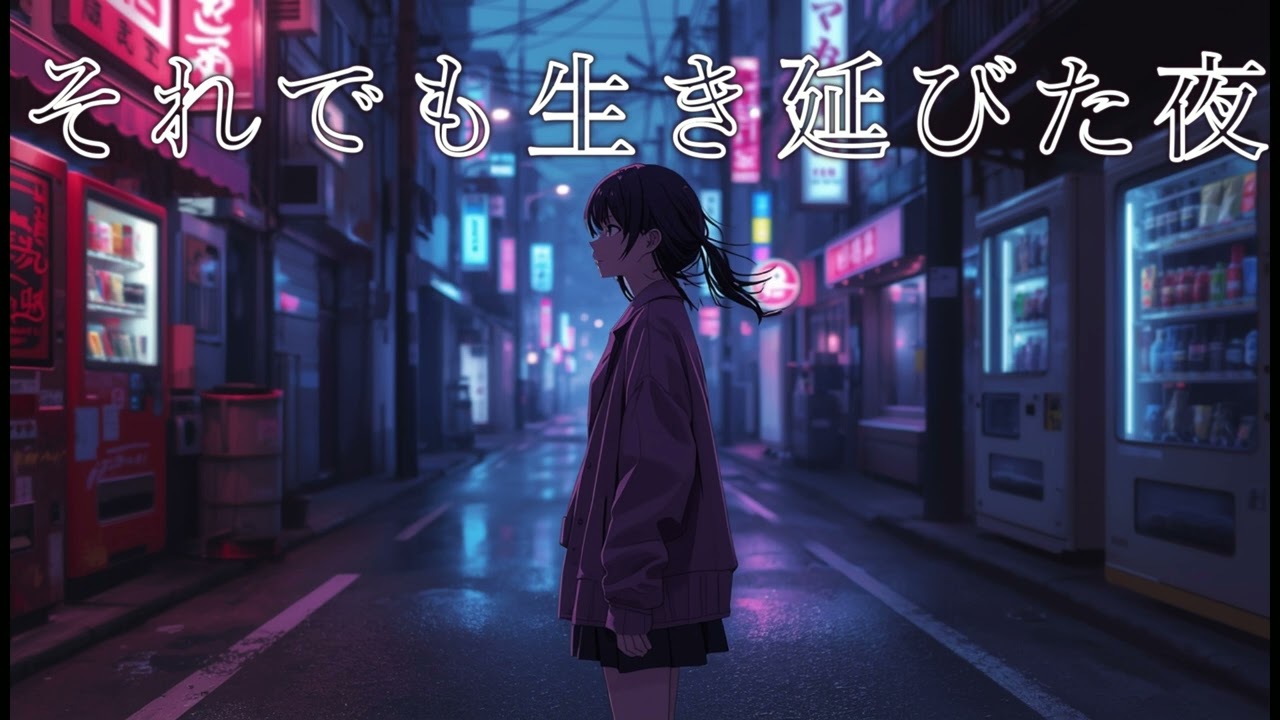 それでも生き延びた夜 / Still Surviving Tonight 🌙【AI Original Song | Anime Vocaloid Style】