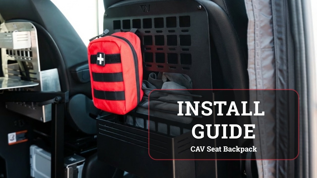 INSTALLATION GUIDE - CAV Seat Backpack