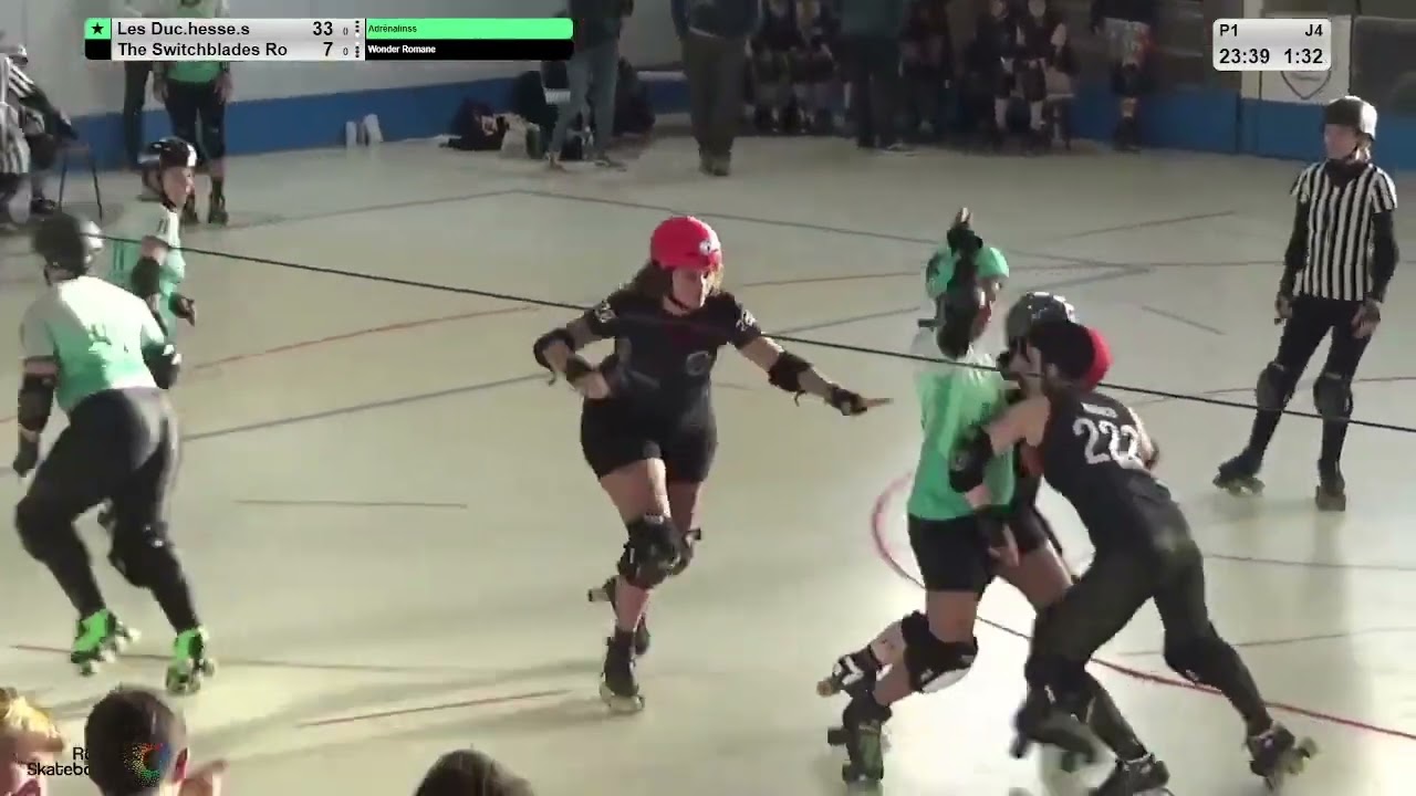 Roller Derby — Championnat Elite 2023 — Duc.hesses vs Switchblades RollerGrrrls