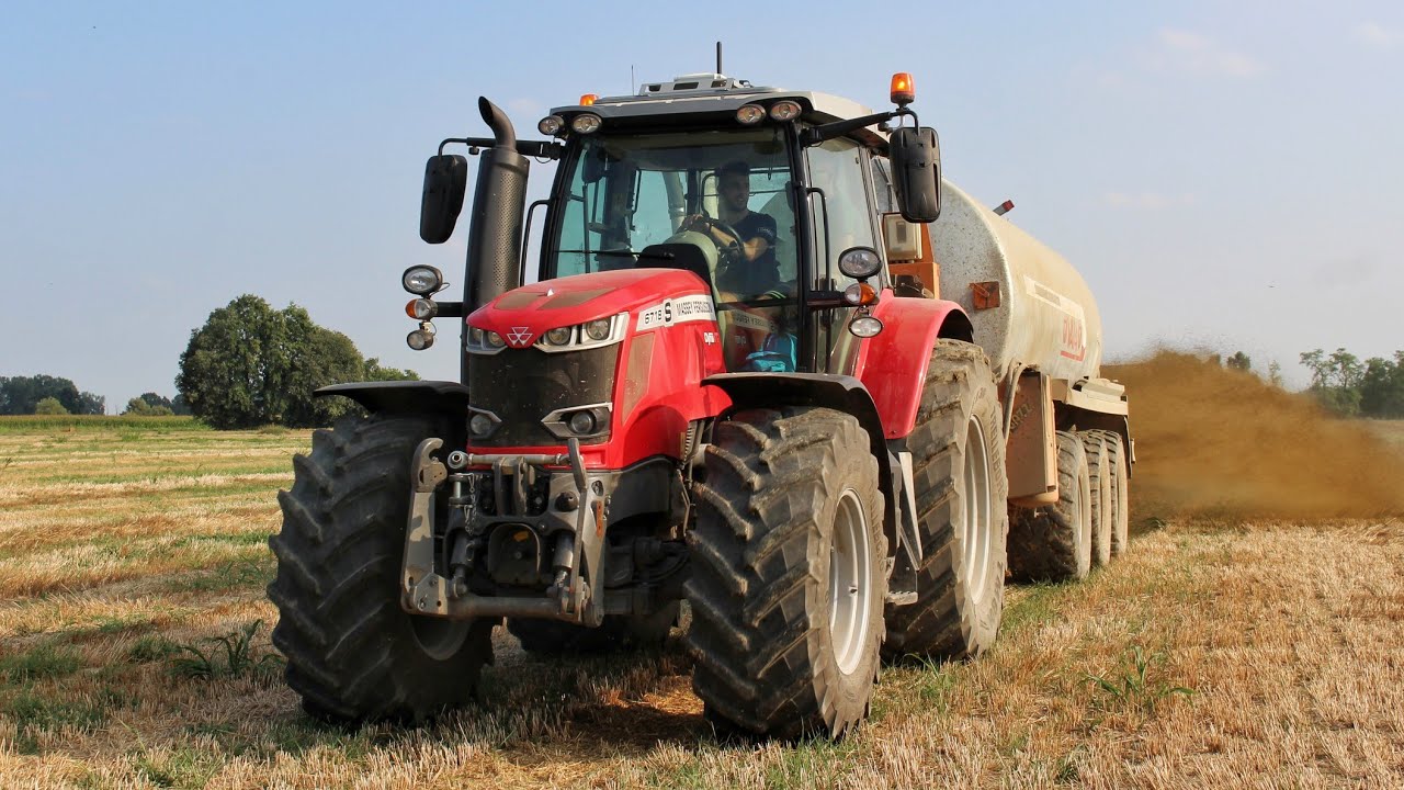 Massey Ferguson 6718S DynaVT+ Botte Vaia 200 q.li | MANURE SPREADING
