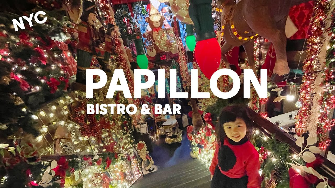 BEST Holiday Decor in NYC? We visited Papillon!