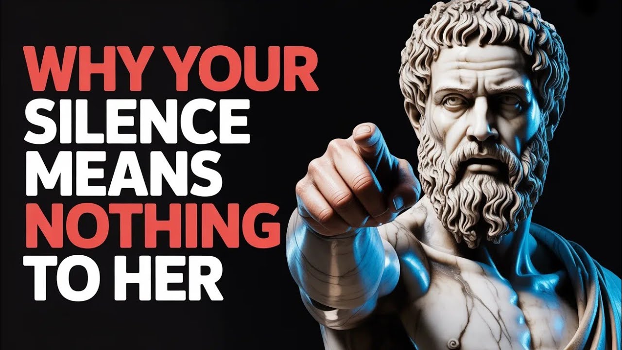 The Real Reason Your Silence Isn't Working on Her | Stoic Think