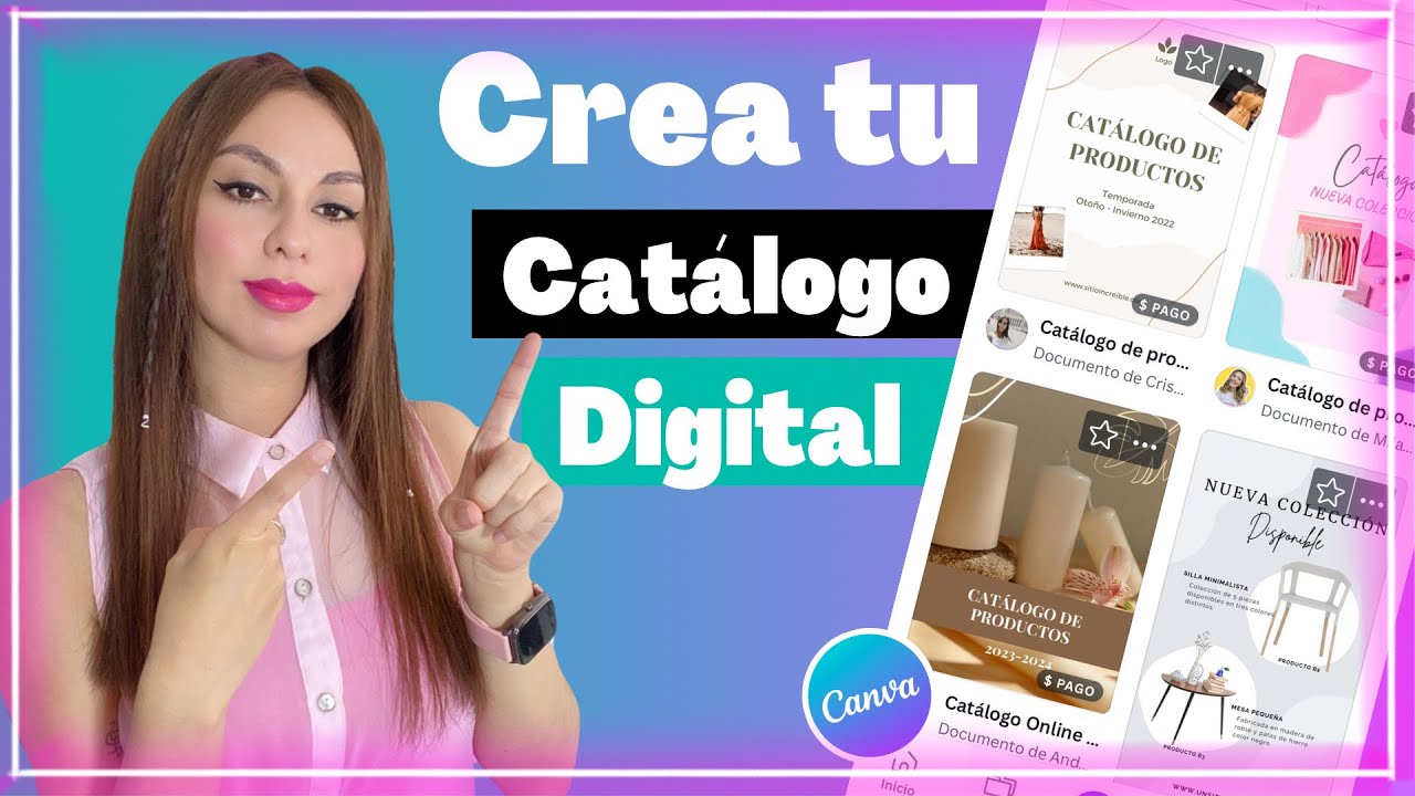 ⭐️ CREA un CATÁLOGO DIGITAL en minutos con Canva | Aumenta tus ventas 🚀