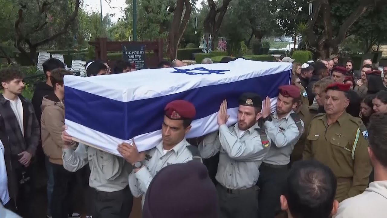 Funeral held in Israel of soldier killed in Gaza Strip