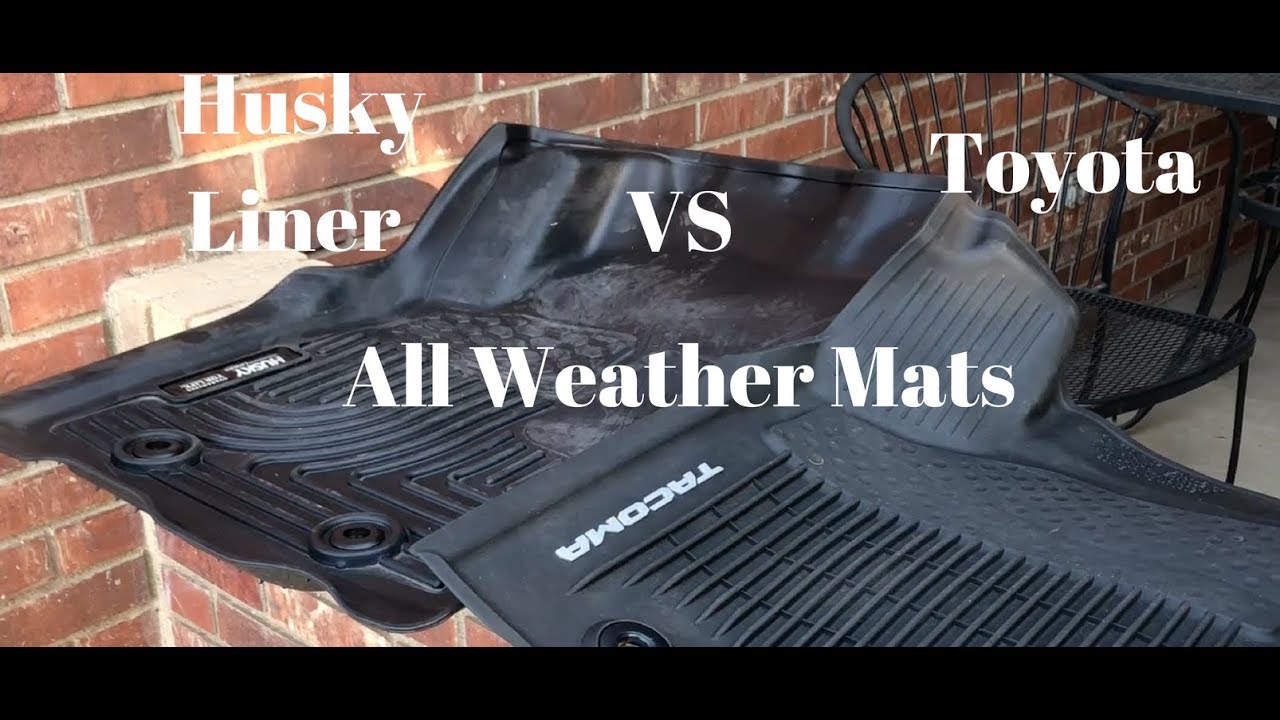 Husky Liner VS OEM Toyota All Weather Floor Liners:Tacoma 3rd Gen
