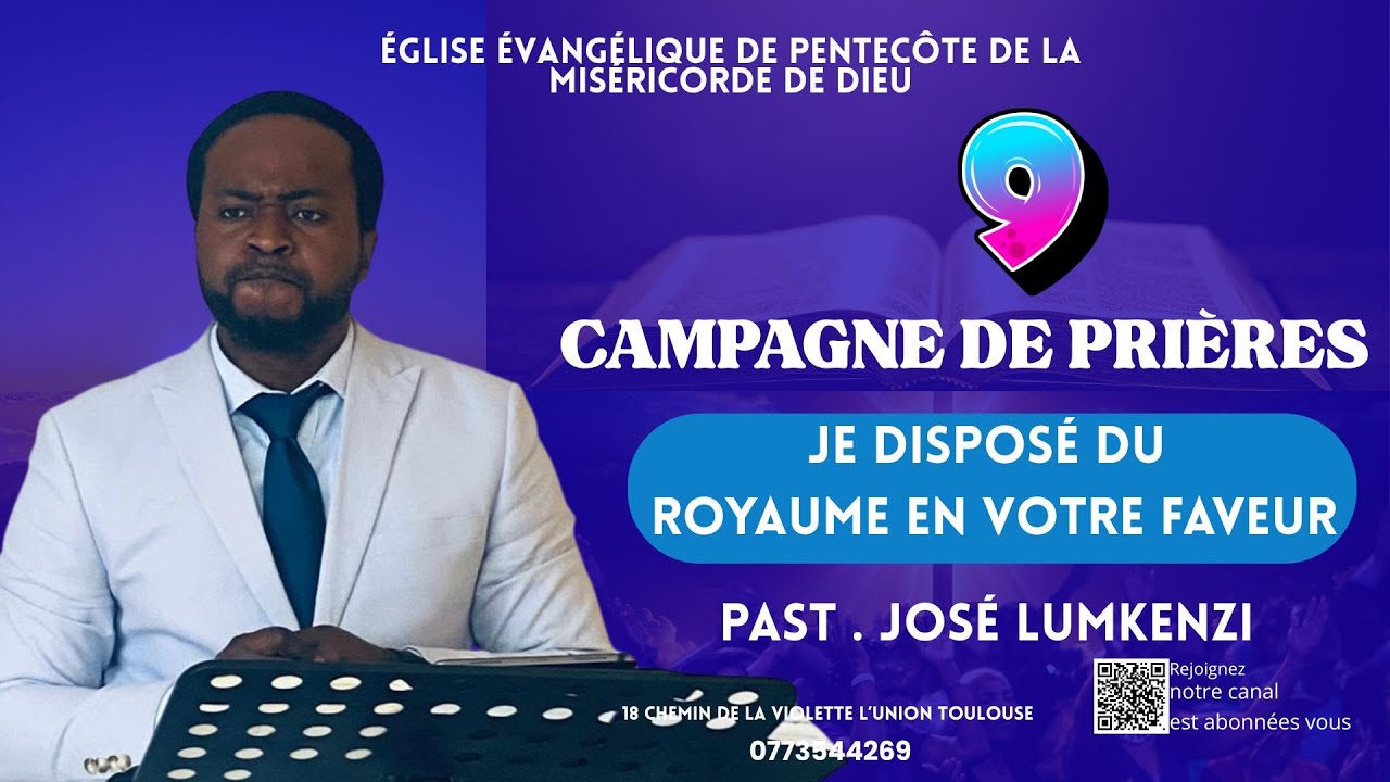 JE DISPOSE DU ROYAUME EN VOTRE FAVEUR. PARTIE 5, CAMPAGNE DE PRIÈRES.  JOURS 9/ PRIÈRES DU MATIN.