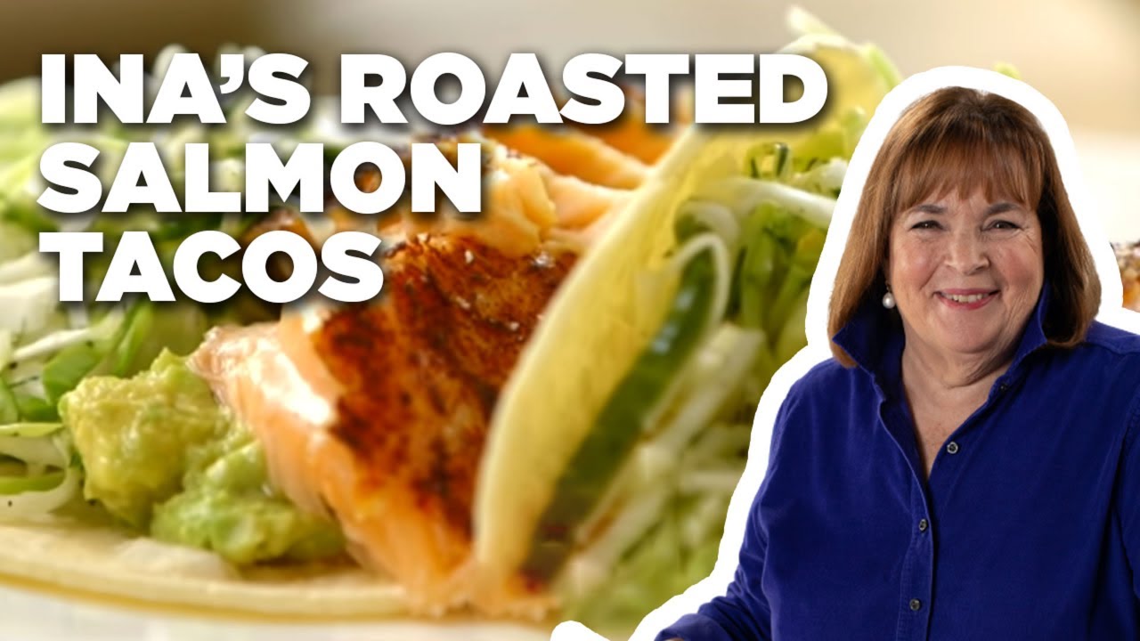 How to Make Ina's Roasted Salmon Tacos | Barefoot Contessa: Cook Like a Pro | Food Network