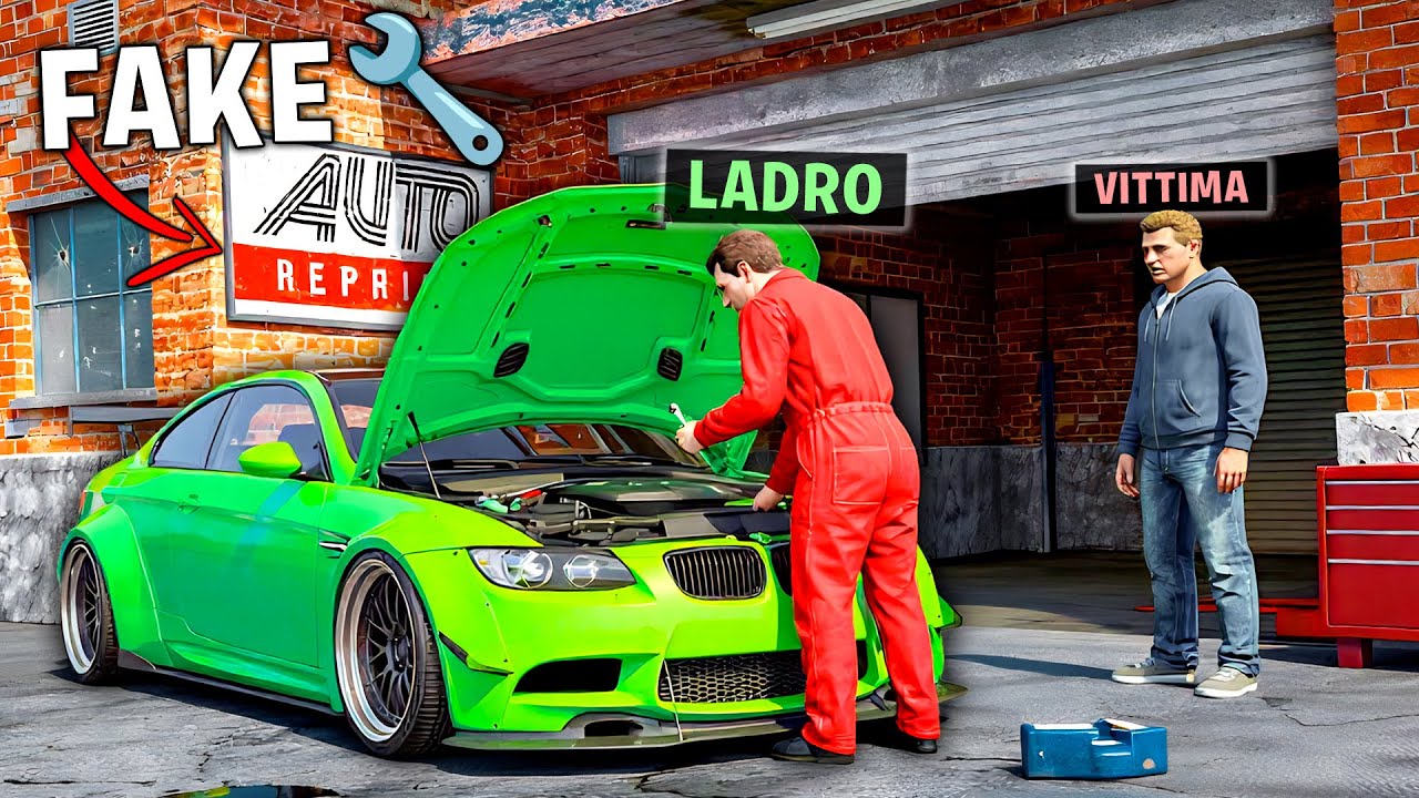 MI FINGO MECCANICO per RUBARE le SUPERCARS su GTA 5 RP!