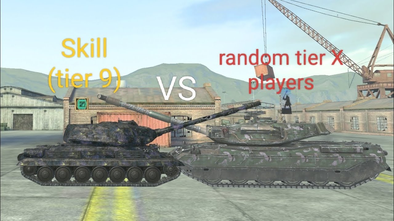 World of tanks skill (tier 9) VS random tier X players