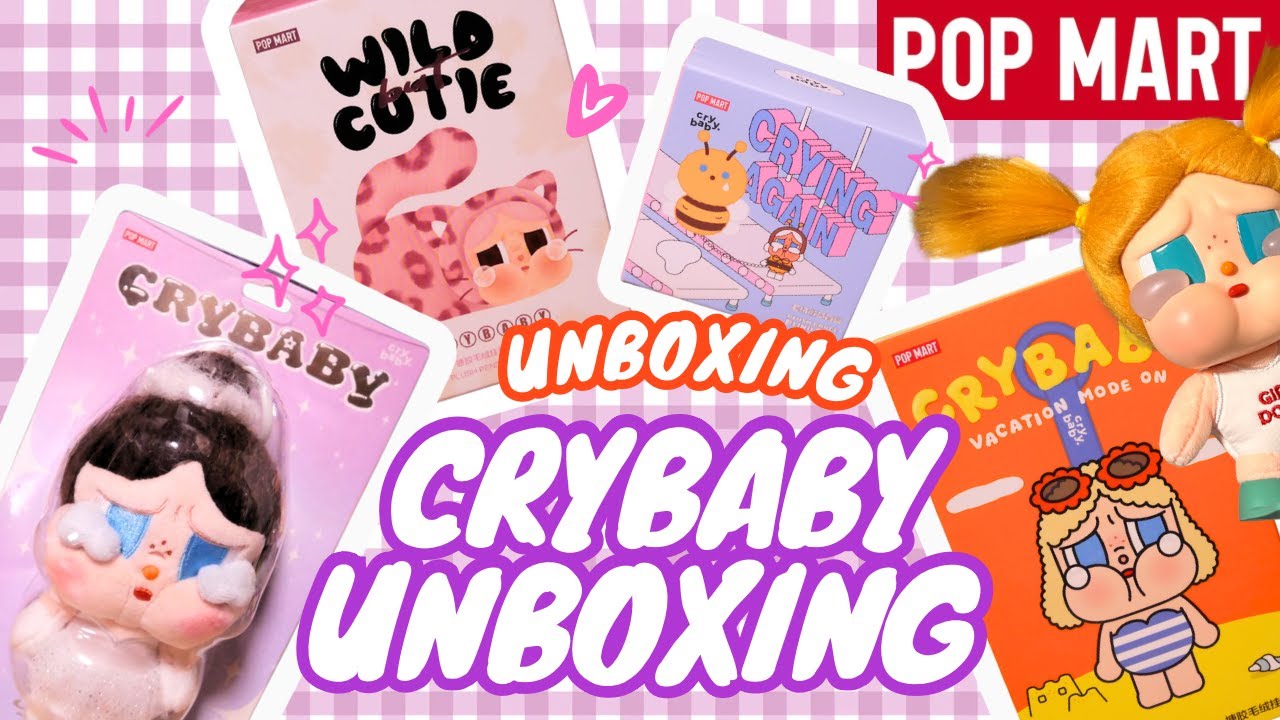 【POP MART】CRYBABY UNBOXING ♡ #POPMART  #AliExpress #009