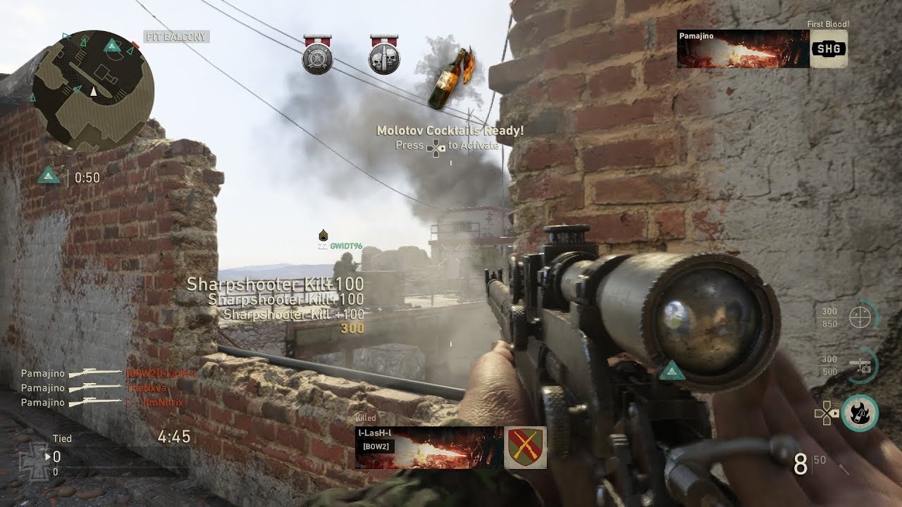 OpTic Pamaj - Most Insane COD WWII Sniper Triple