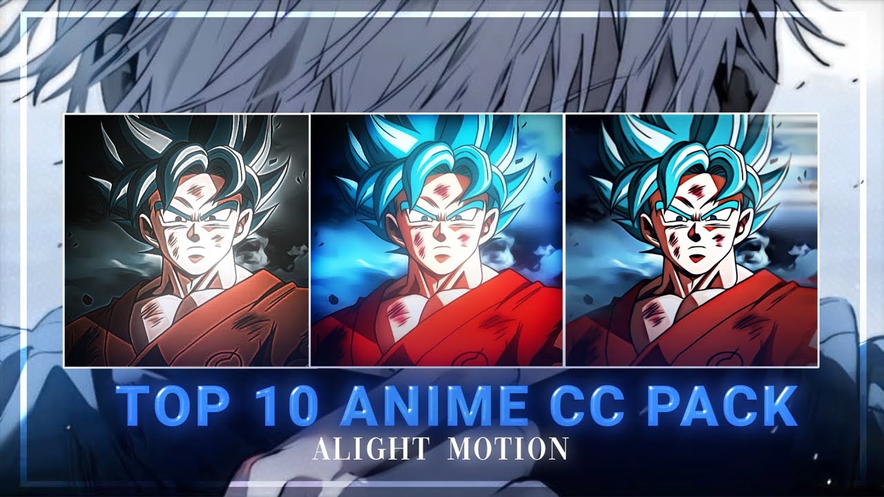 Premium Anime CC Pack🔥 by kuje editz| 10+ Alight Motion Premium cc✨ for Anime Edits 2026