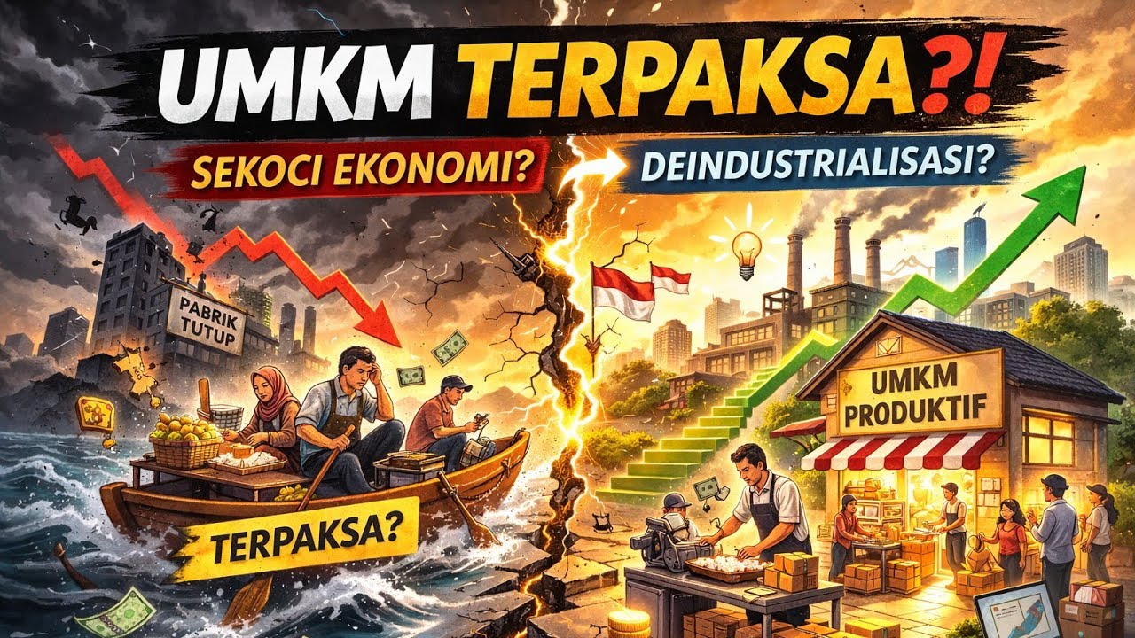 UMKM: Tulang Punggung atau Sekoci Penyelamat? Fakta Deindustrialisasi Indonesia