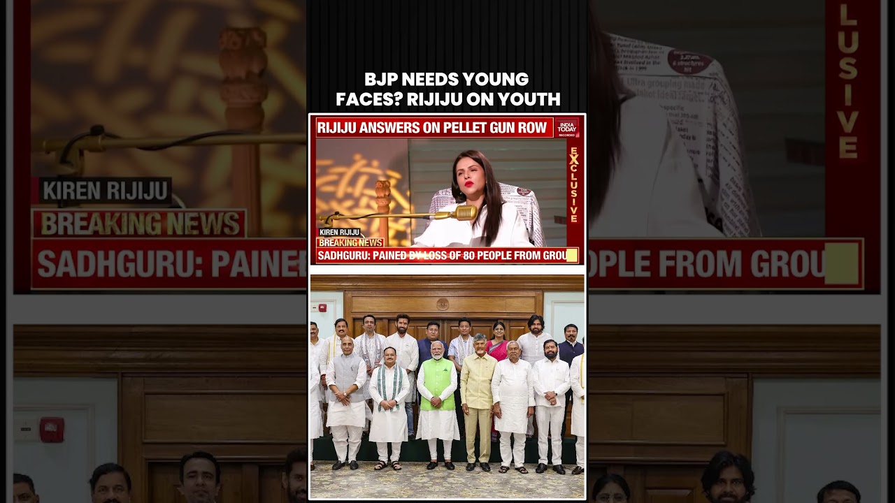 Does BJP Lack Young Leaders Who Connect With Gen Z? Rijiju Responds #shorts #youthpolitics