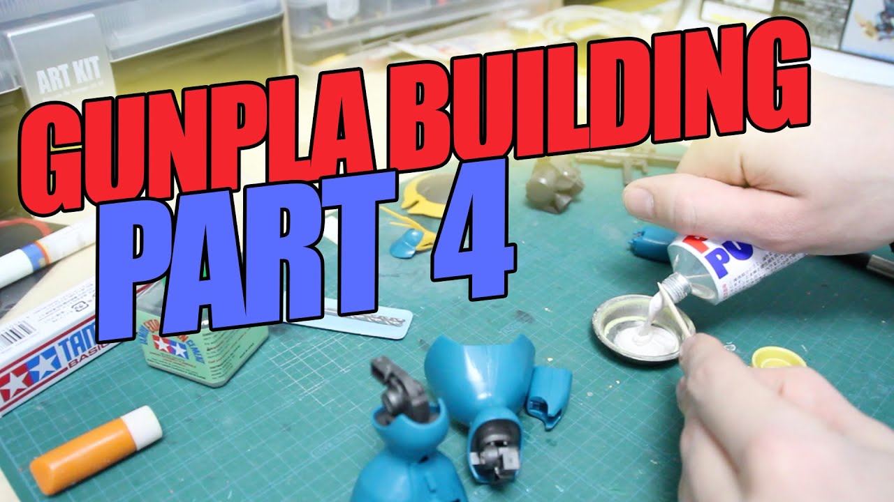 142 - Gunpla Building Part 4: Using a Pin Vice, Removing Seam Lines
