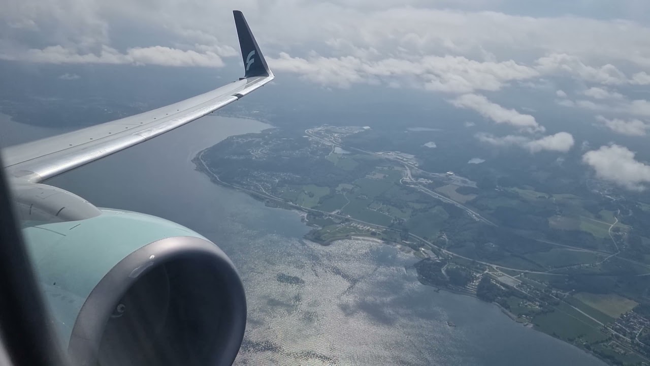 Flyr First Ever Passenger Flight! 737-800 Trondheim to Oslo - Full Flight (LN FGA) 4K60FPS