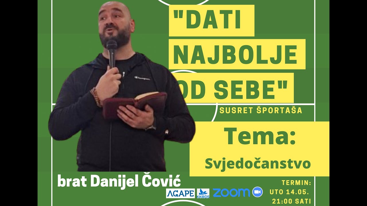 Danijel Čović - Svjedocanstvo - Susret Sportaša