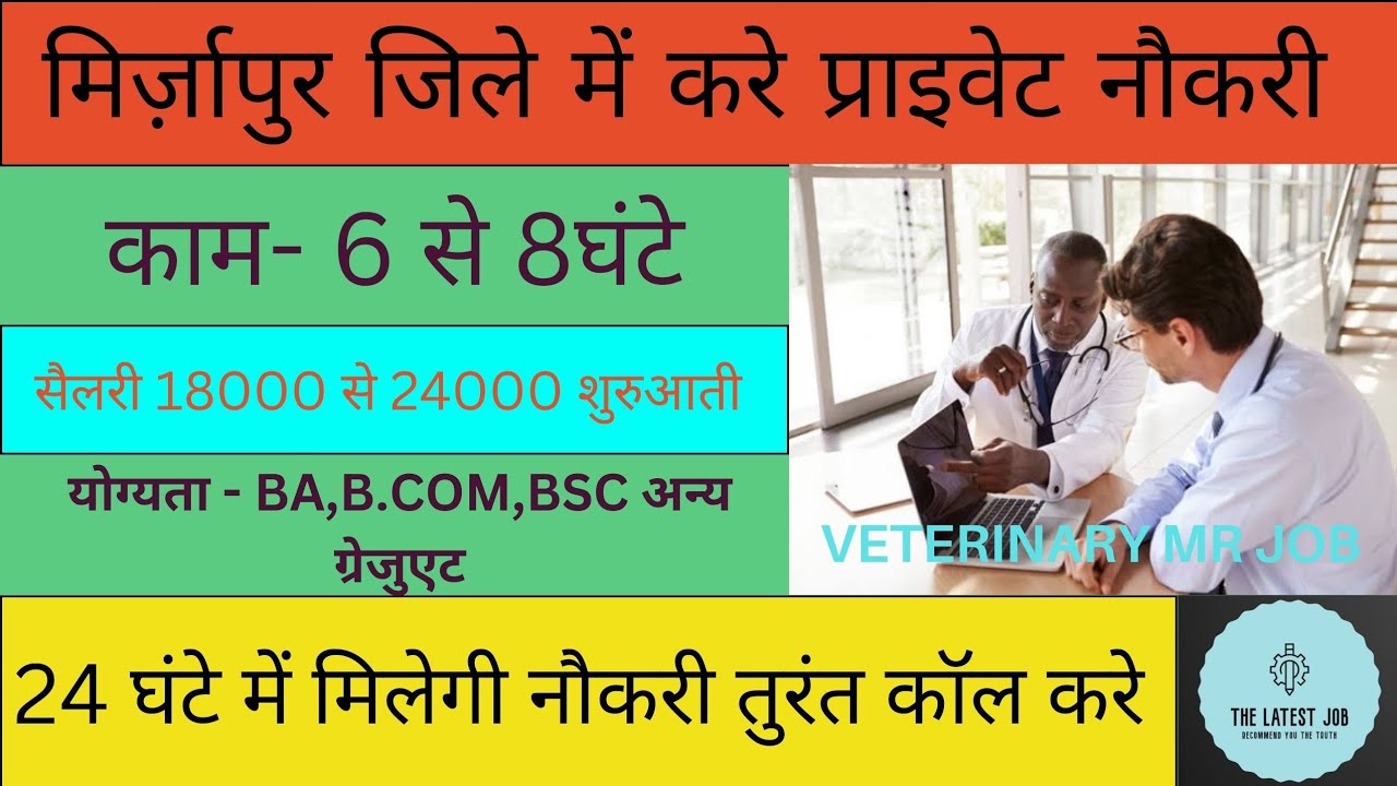 Job in Mirzapur | MR जॉब मिर्जापुर में| मिर्जापुर जिले में करे नौकरी| MR JOB IN MIRZAPUR| LATEST JOB
