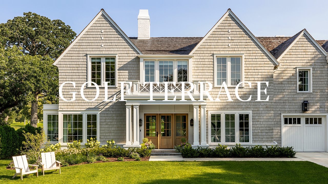 Custom Shingle-Style Home: Luxury Golf Course Living