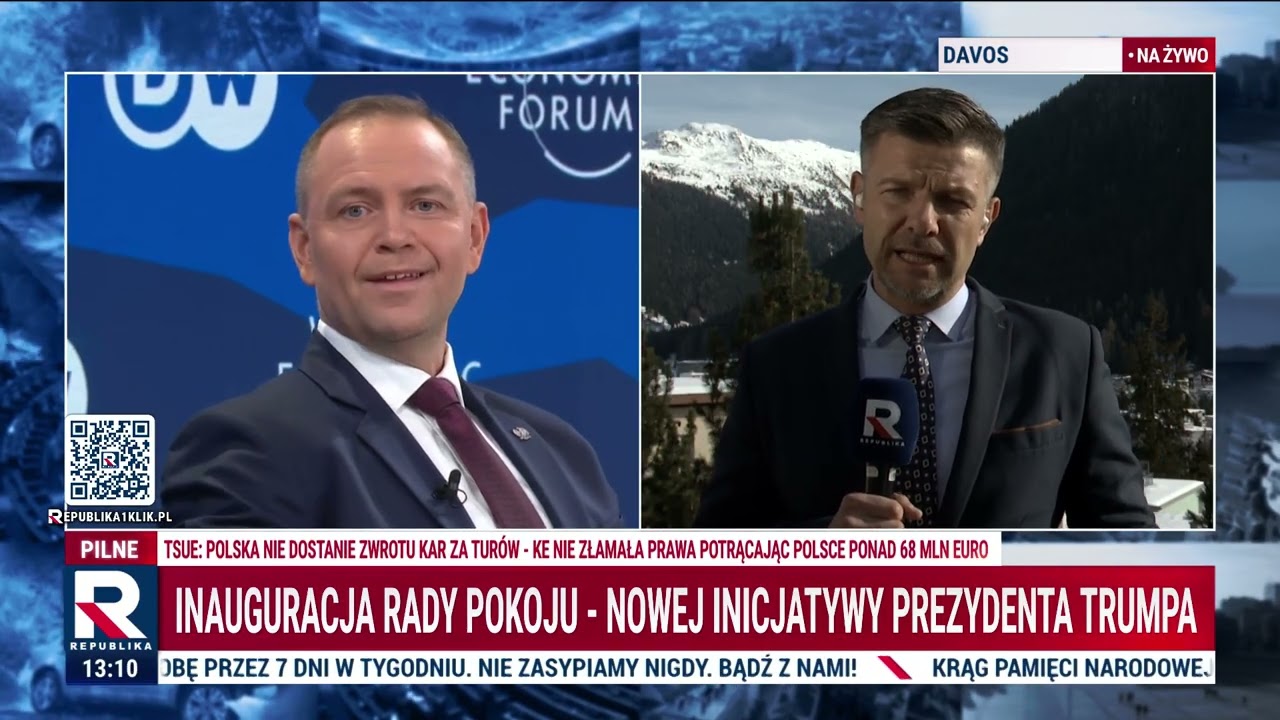 Informacje Telewizja Republika 22.01.2026 godzina 13:00