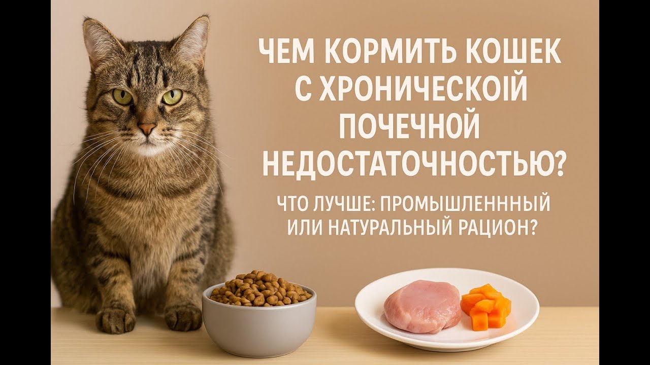 Чем кормить кошек при ХПН. Что лучше: промышленная или натуральная диета?
