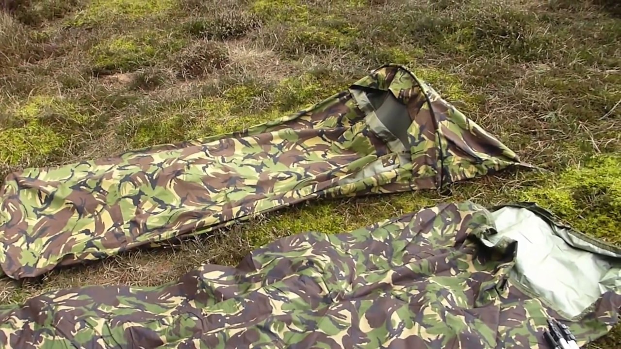 Stealth Camping - Dutch Army Hooped Bivi Vs British Army Bivi