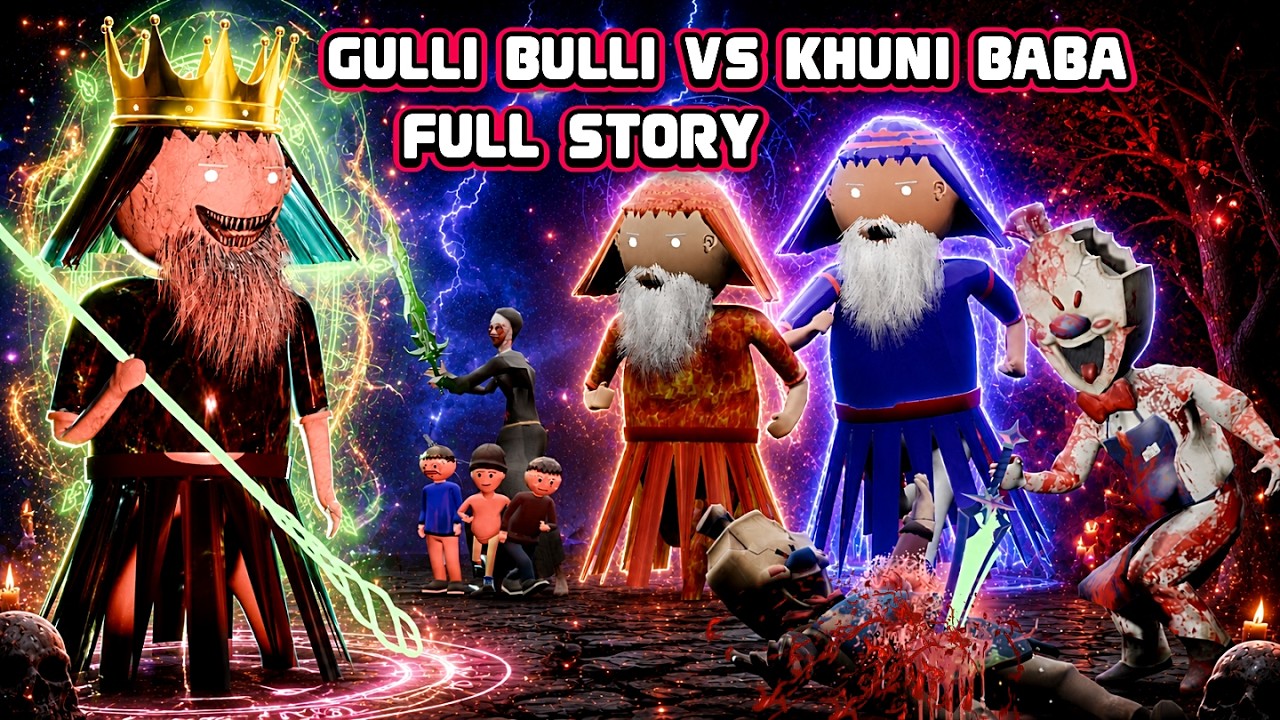 GULLI BULLI VS KHUNI BABA | FULL STORY | ALL EPISODES | @MAKEJOKEHORRORANIME