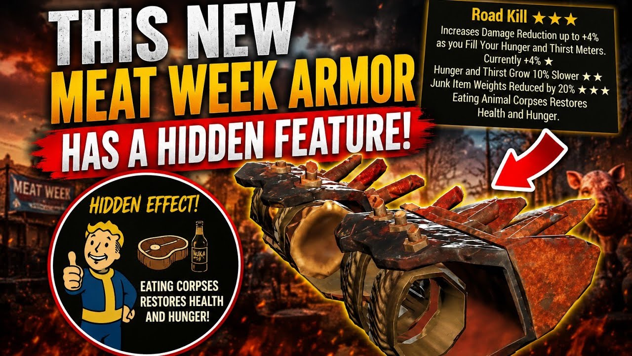 Fallout 76 - Road Kill Armor Glitch