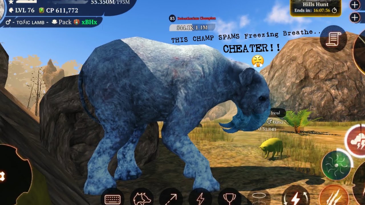 The Wolf - This deinotherium champion cheats! | 1K CooP