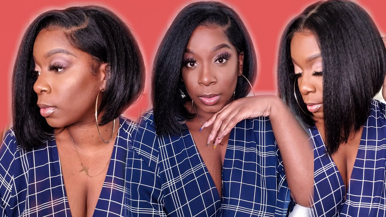 🔥 $50 Sensationnel What Lace KAIRA Wig Review | Realistic Natural Blowout Bob | HD 13x6 | Wigtypes
